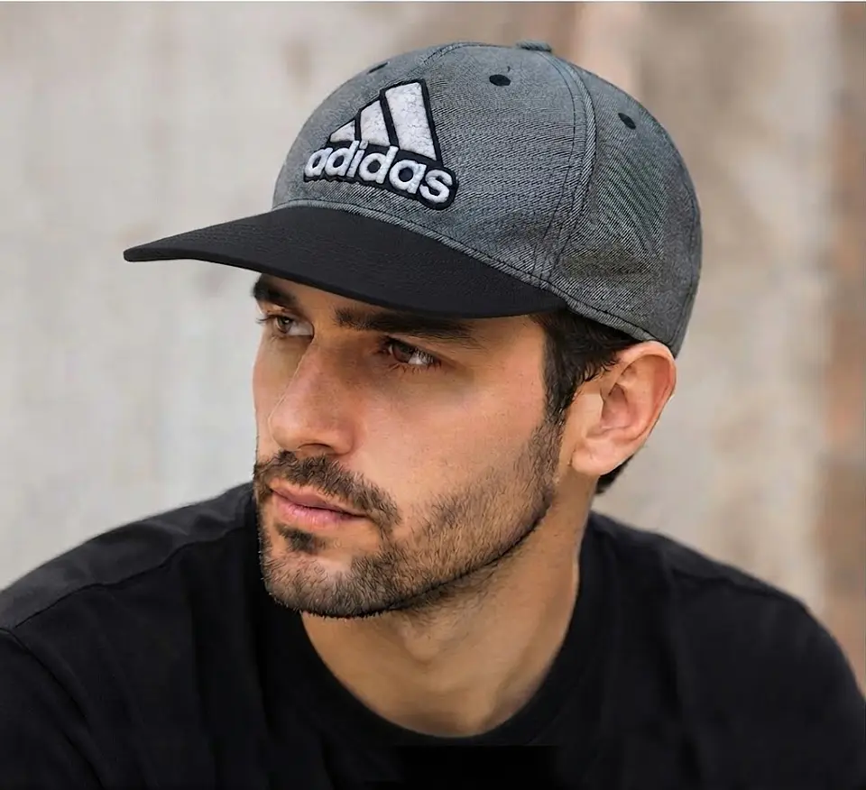 Gorra Jockey Adidas Gris Ajustable - Estilo Urbano Talla Única 4