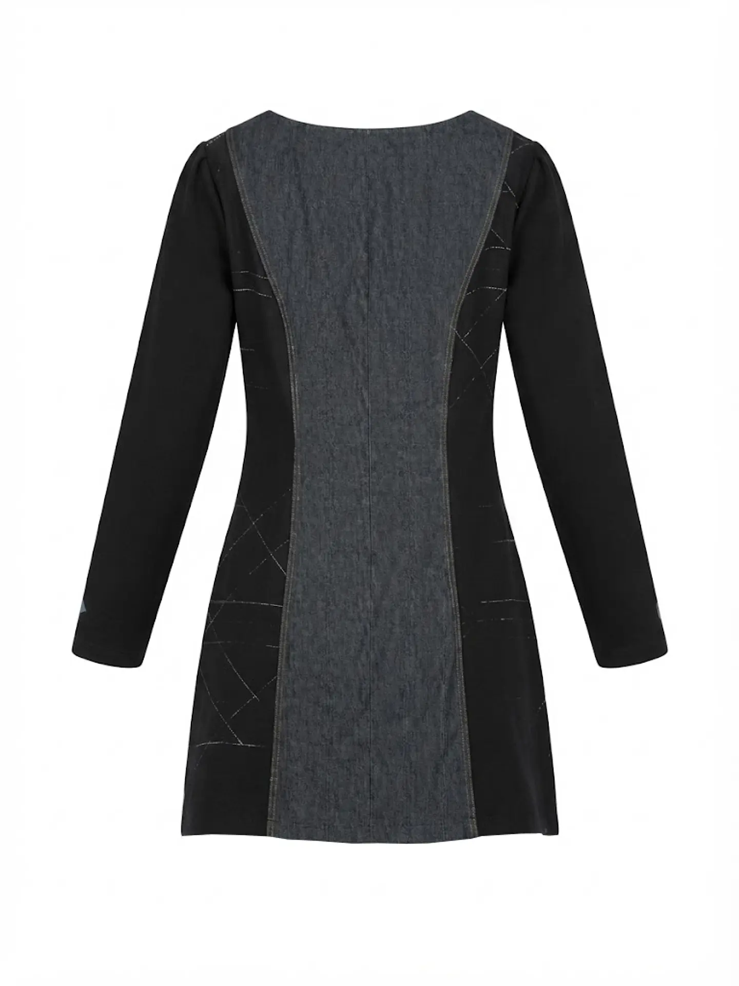 Vestido Tierra Viste Talla S - Diseño de Autor Chileno Cortes Geométricos 2