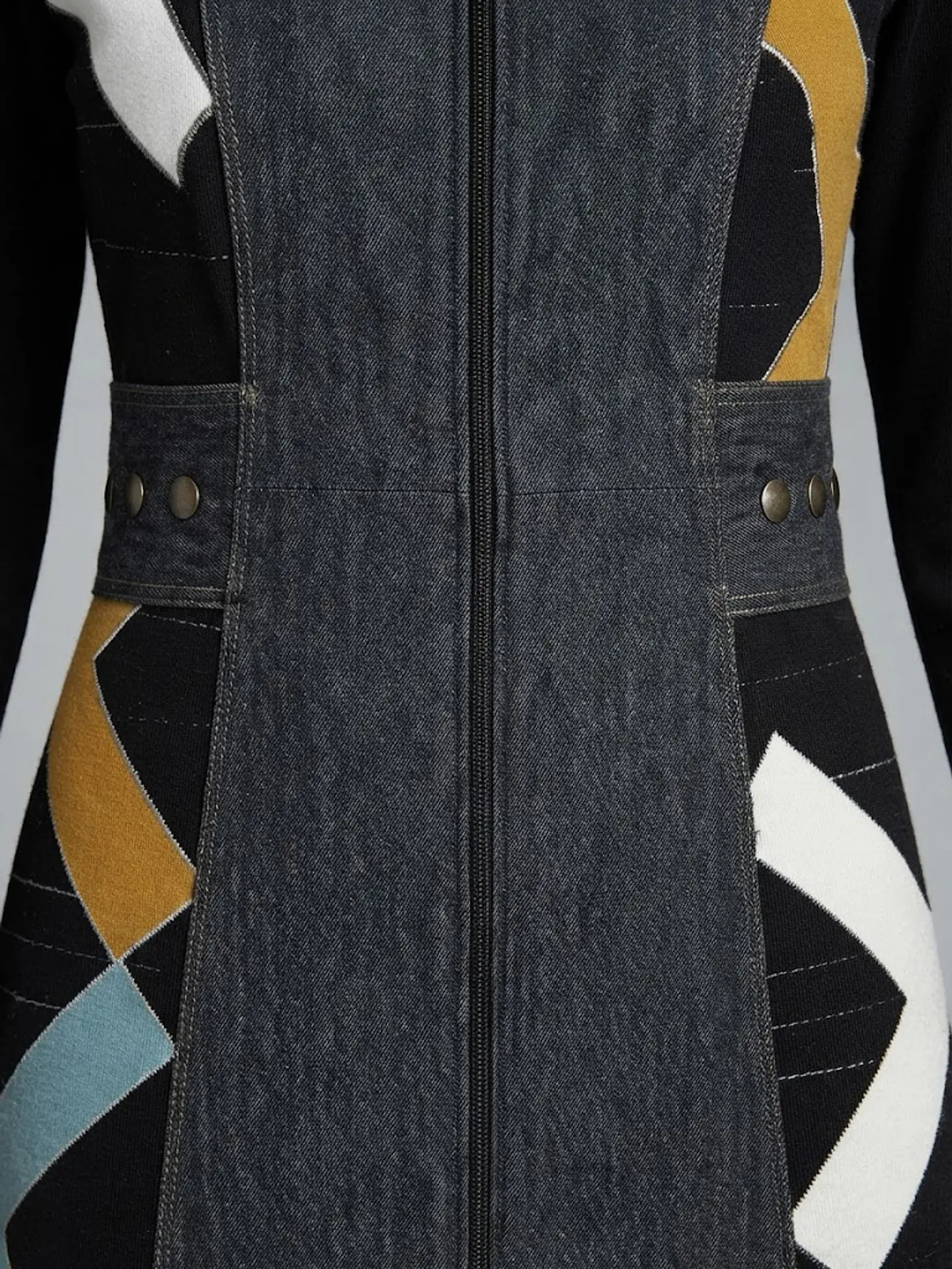 Vestido Tierra Viste Talla S - Diseño de Autor Chileno Cortes Geométricos 5