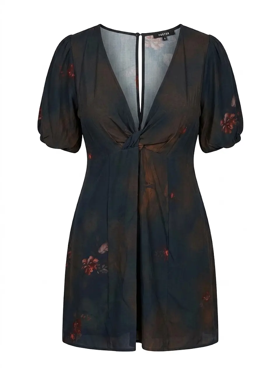 Producto Nuevo - Vestido Corto Talla S FOSTER Manga Corta - Estampado de Mujer 1