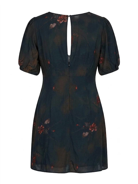 Producto Nuevo - Vestido Corto Talla S FOSTER Manga Corta - Estampado de Mujer