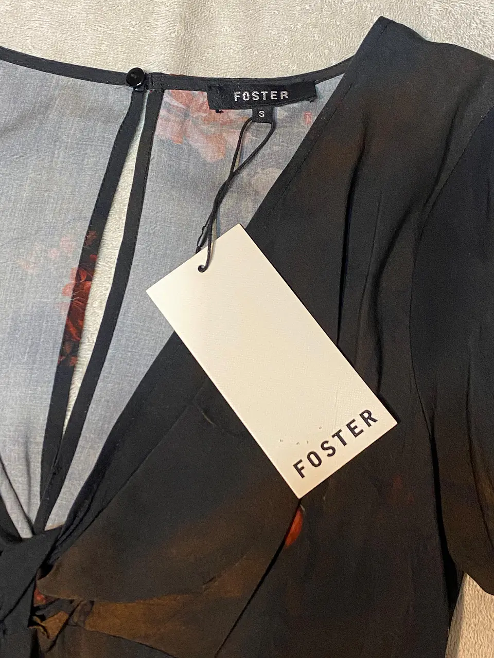 Producto Nuevo - Vestido Corto Talla S FOSTER Manga Corta - Estampado de Mujer 12