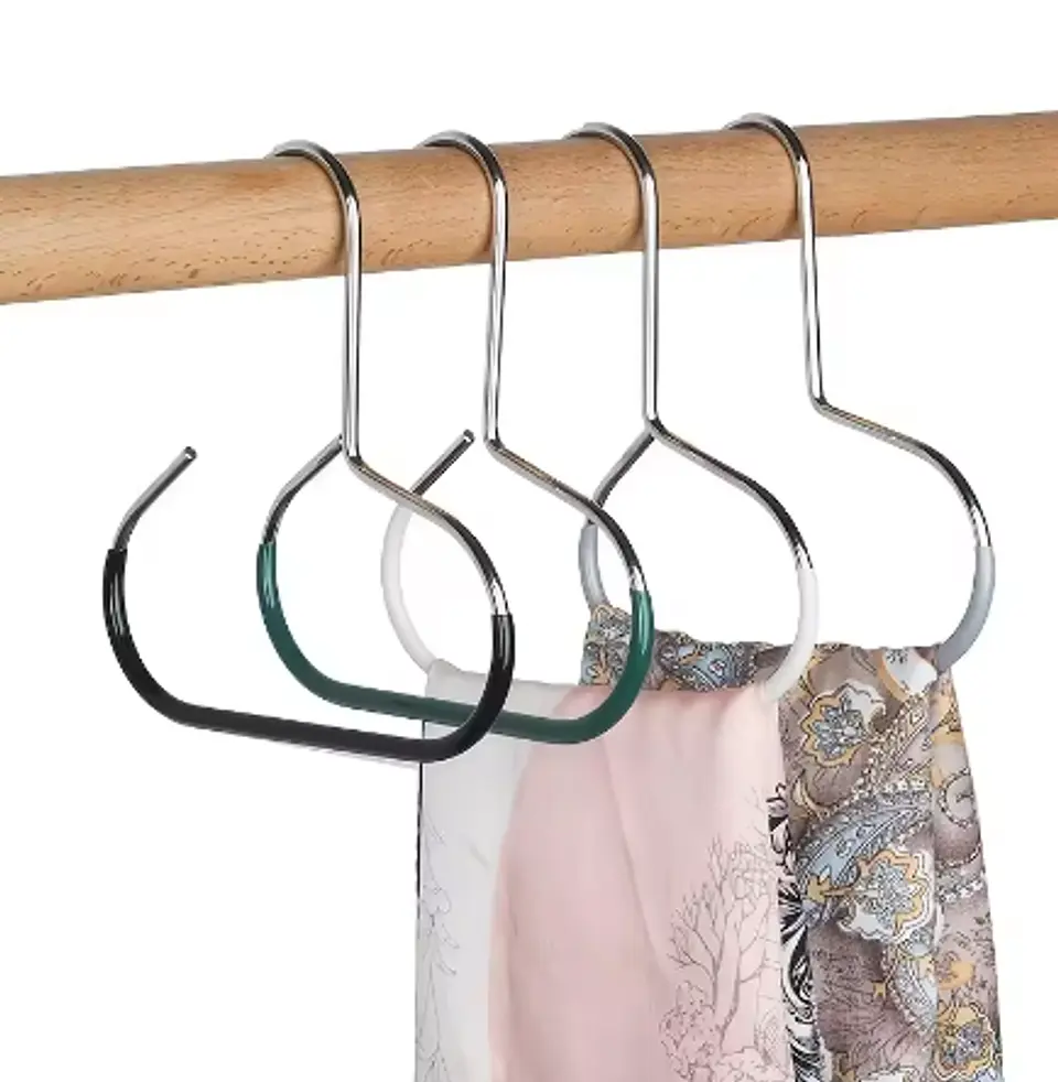 Gancho Redondo Versátil Antideslizante, perfecto para Jockeys, Corbatas, Pañuelos y Bufandas 5