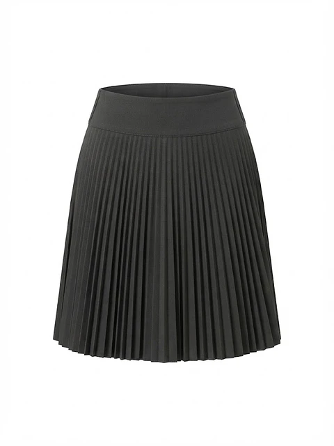 Falda Plisada Sirens Negra Talla S - Estilo Casual de Mujer