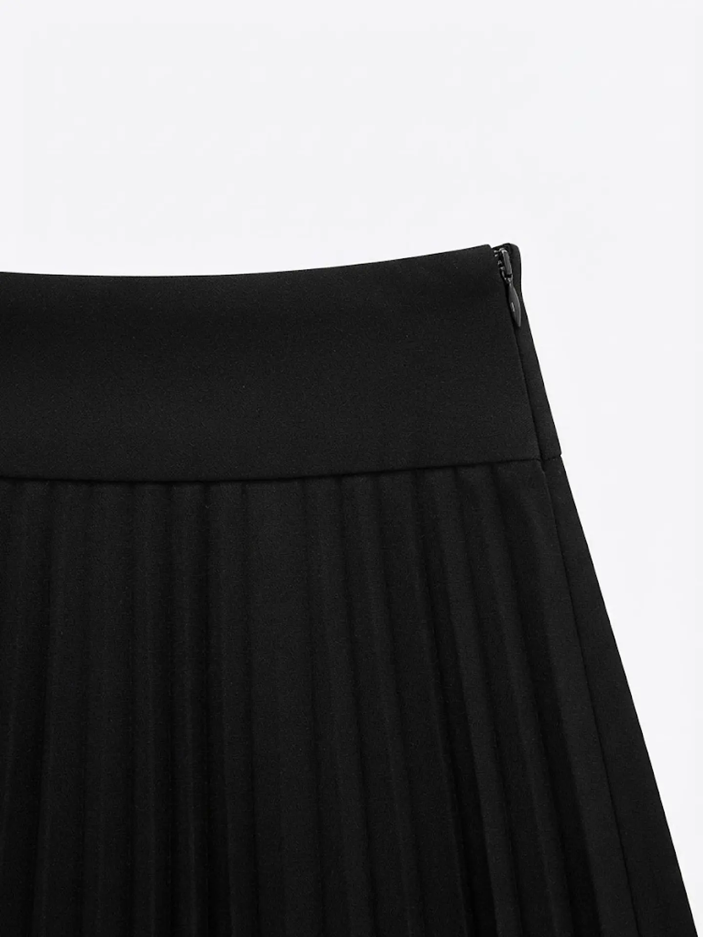 Falda Plisada Sirens Negra Talla S - Estilo Casual de Mujer 5
