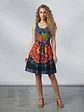 Vestido Desigual Estampado Multicolor Mujer Talla S  - Miniatura 3