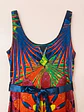 Vestido Desigual Estampado Multicolor Mujer Talla S  - Miniatura 6