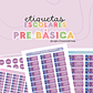 Etiquetas escolares pre-básica personalizadas - Miniatura 1