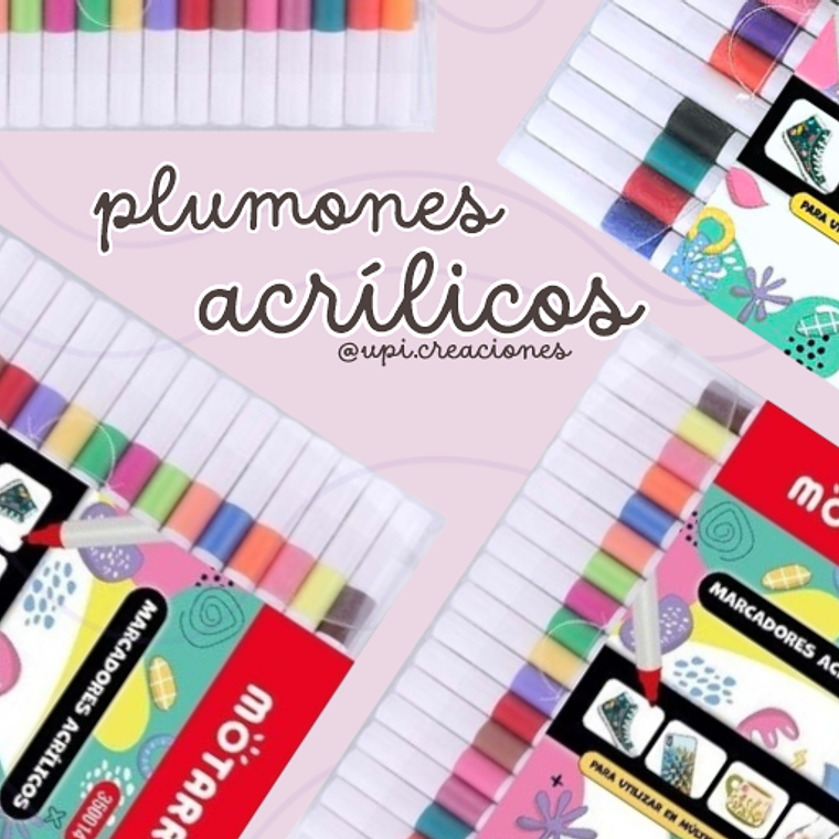 Plumones Acrílicos 12 , 24 y 36 unidades 1