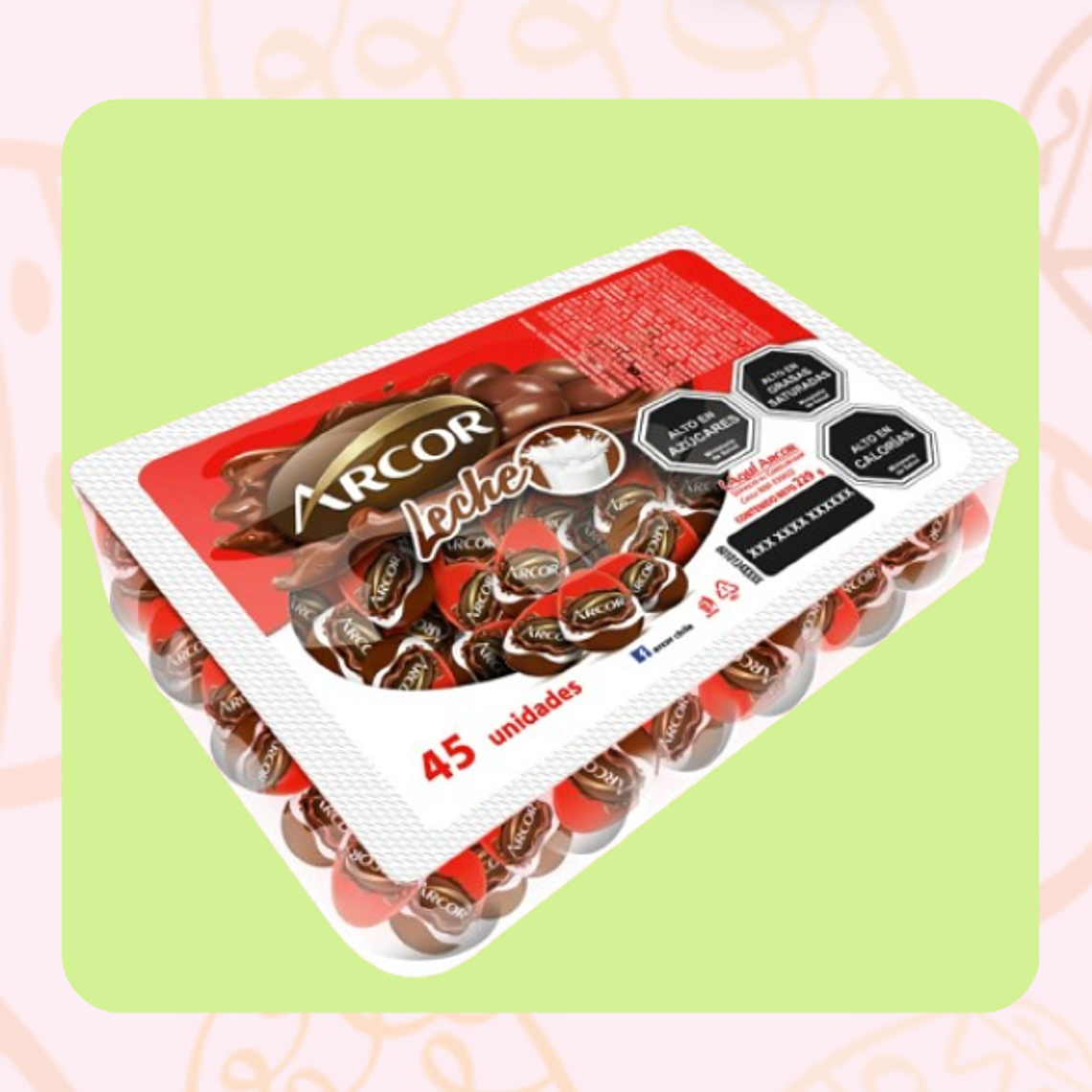 Huevito Arcor 45 Leche 1
