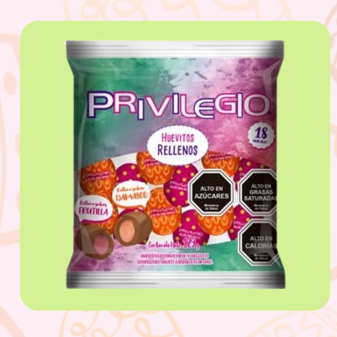 Bolsa Privilegio Huevito Relleno 1