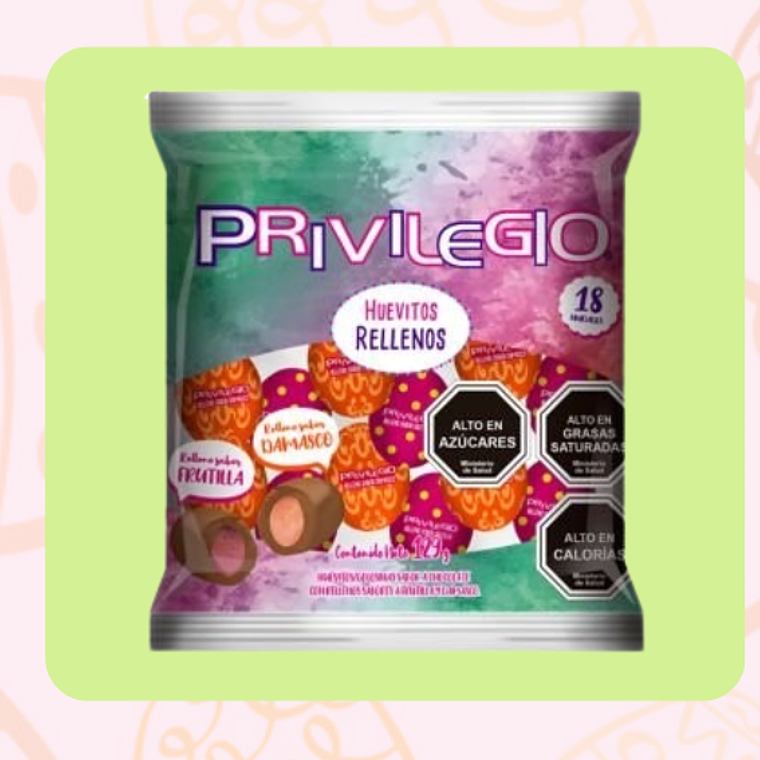 Bolsa Privilegio Huevito Relleno 1