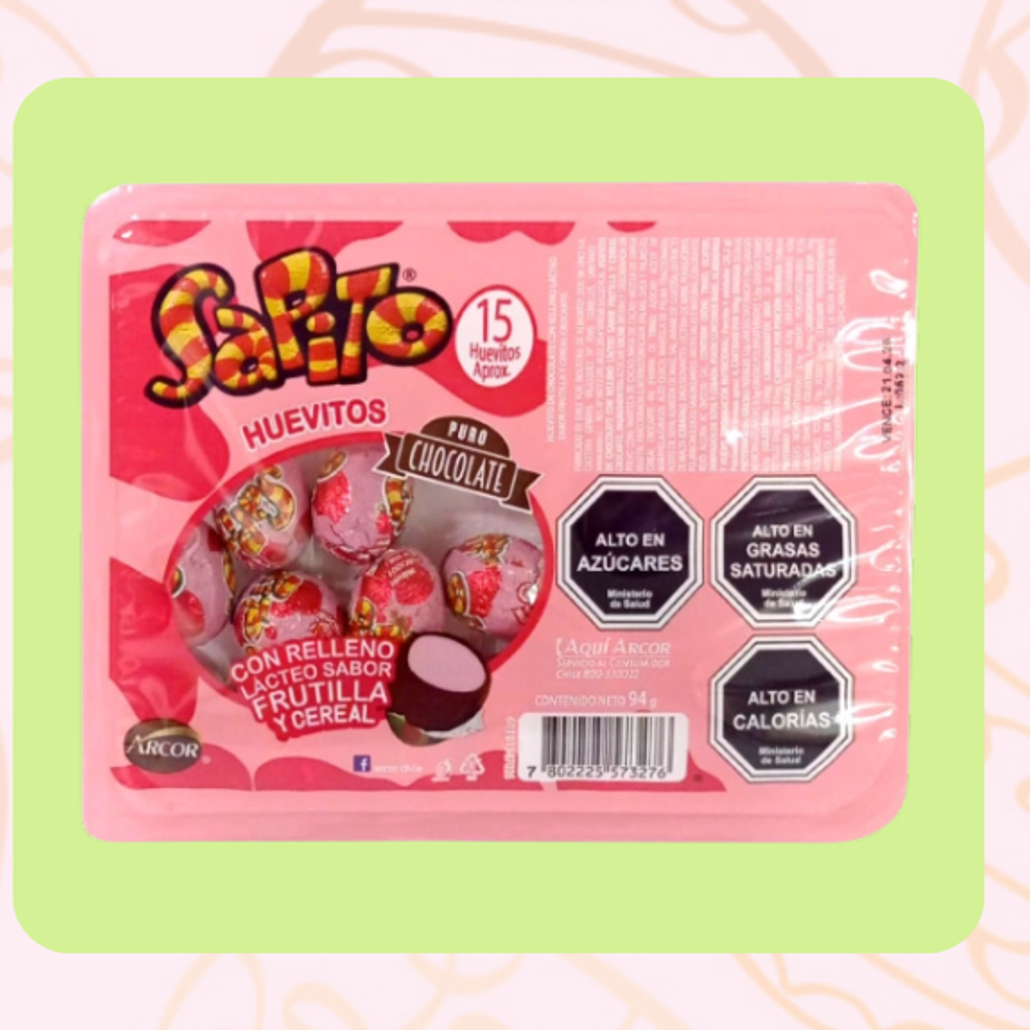 Huevito Sapito 17 un Frutilla 1