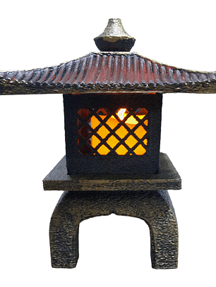 Pagoda Oriental 13cm Desmontable Tipo Lampara