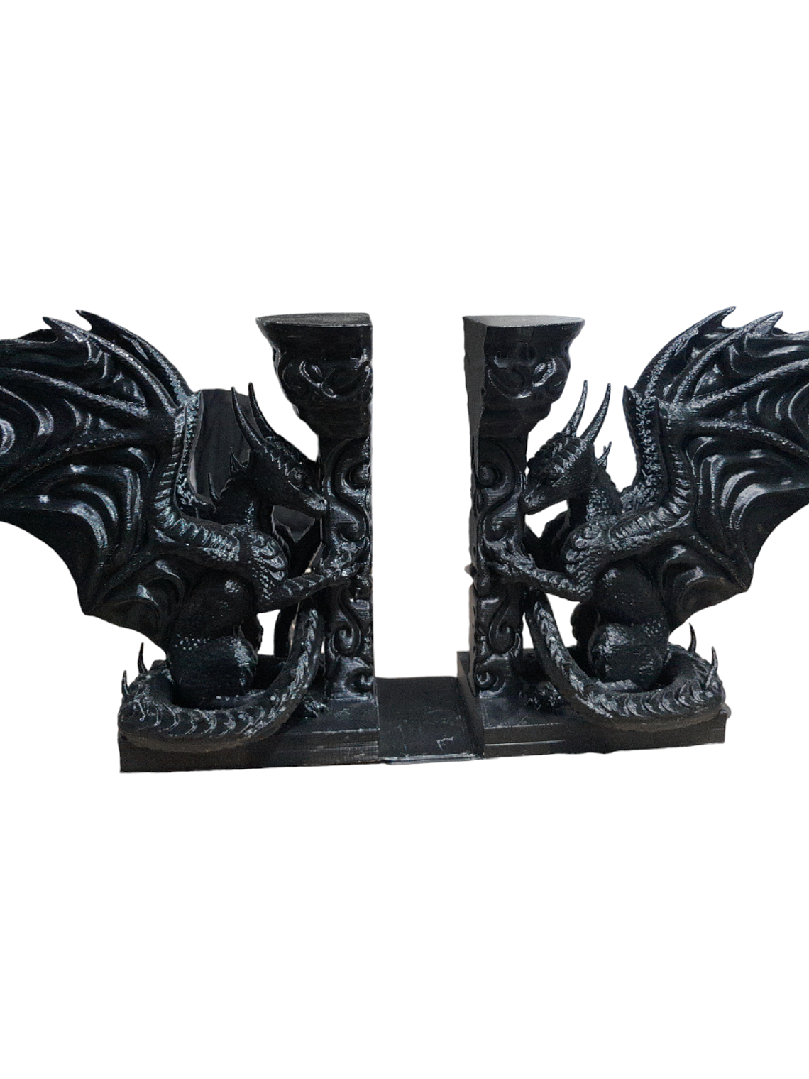 2 X Sujeta Libros Decorativos De Dragones- Bookend 8
