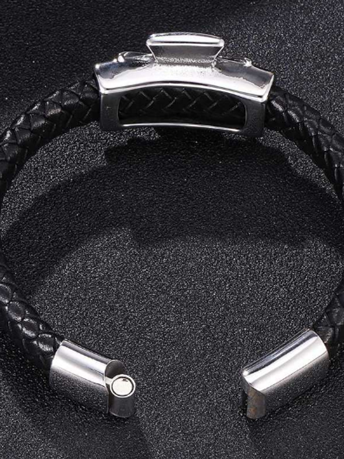 Pulsera Calavera en cruz 3