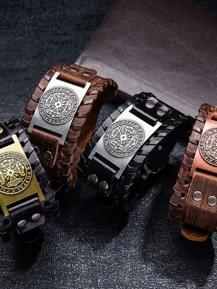 Brazalete Cruz Celta con Runas 1