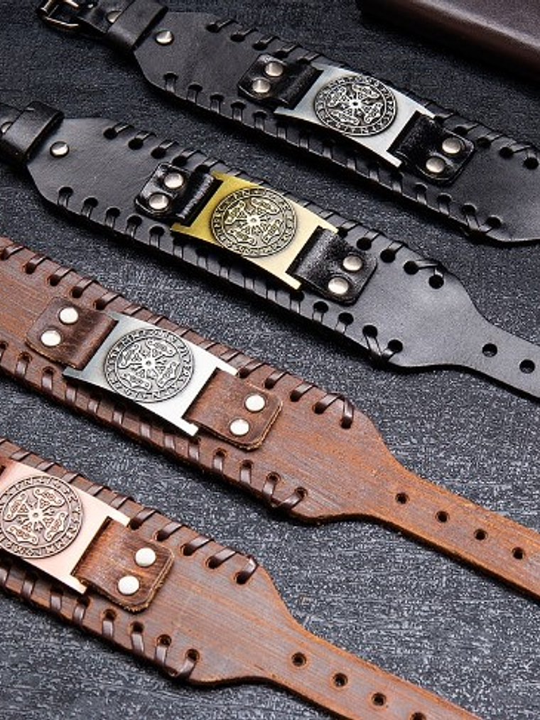 Brazalete Cruz Celta con Runas 2