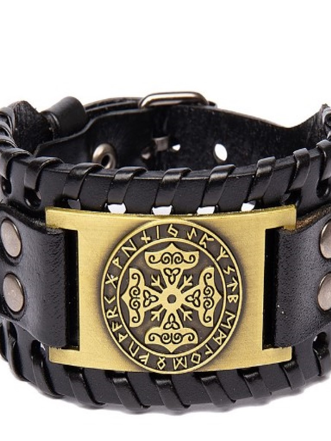 Brazalete Cruz Celta con Runas 5