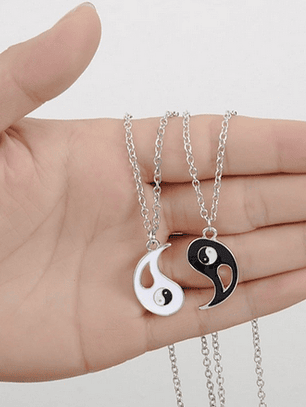 Collar doble Yin Yang Fantasía