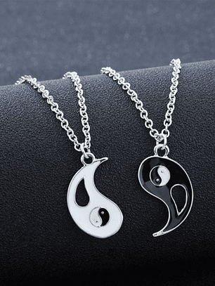 Collar doble Yin Yang Fantasía