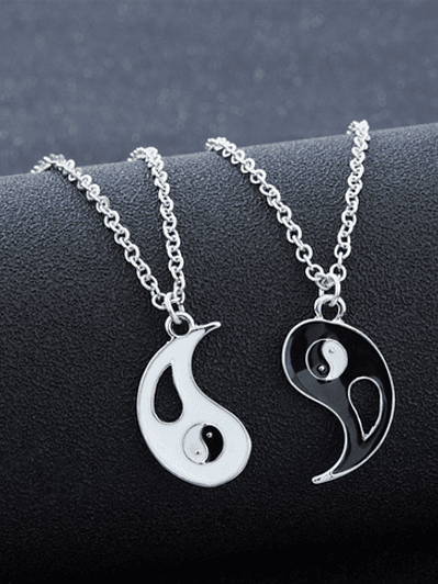 Collar doble Yin Yang Fantasía