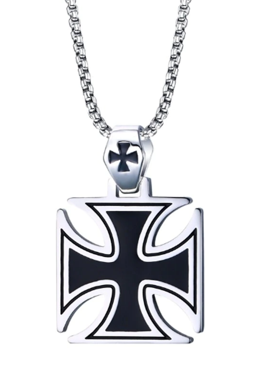 Collar con Colgante CRUZ DE HIERRO 2