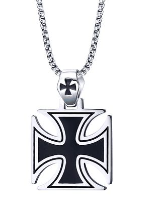Collar con Colgante CRUZ DE HIERRO