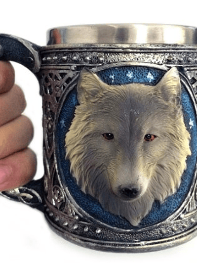 Jarra Vikinga 400ml Lobo Game of Thrones- Shopero Mug 