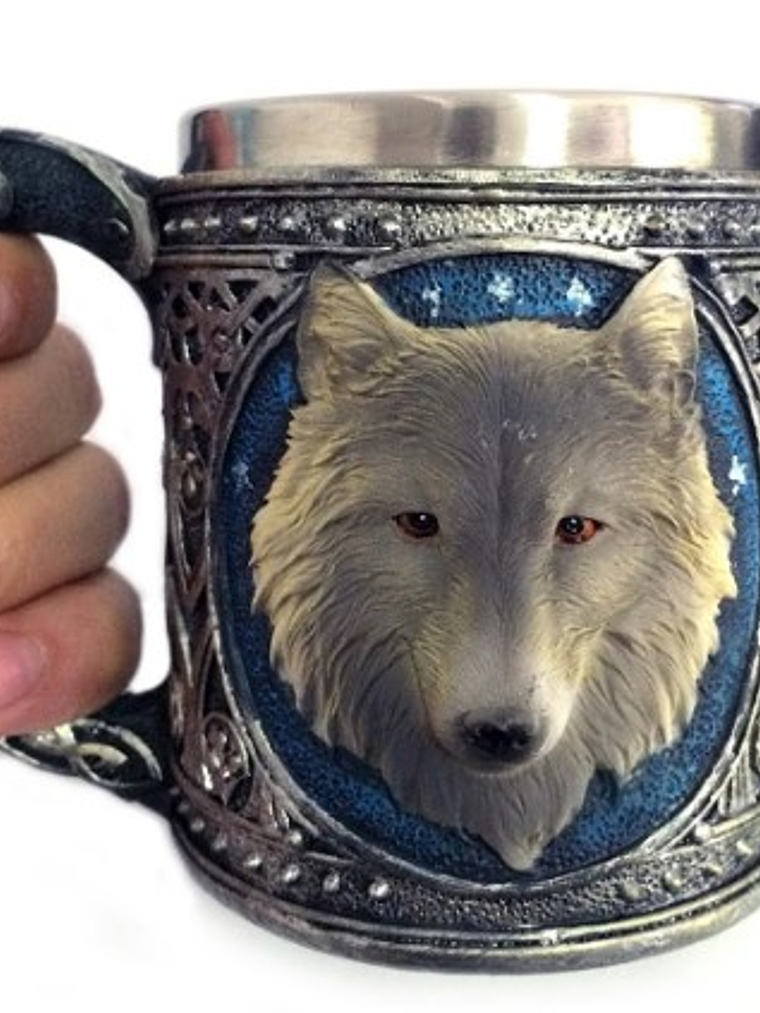 Jarra Vikinga 400ml Lobo Game of Thrones- Shopero Mug  1