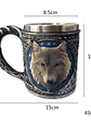 Jarra Vikinga 400ml Lobo Game of Thrones- Shopero Mug  - Miniatura 4