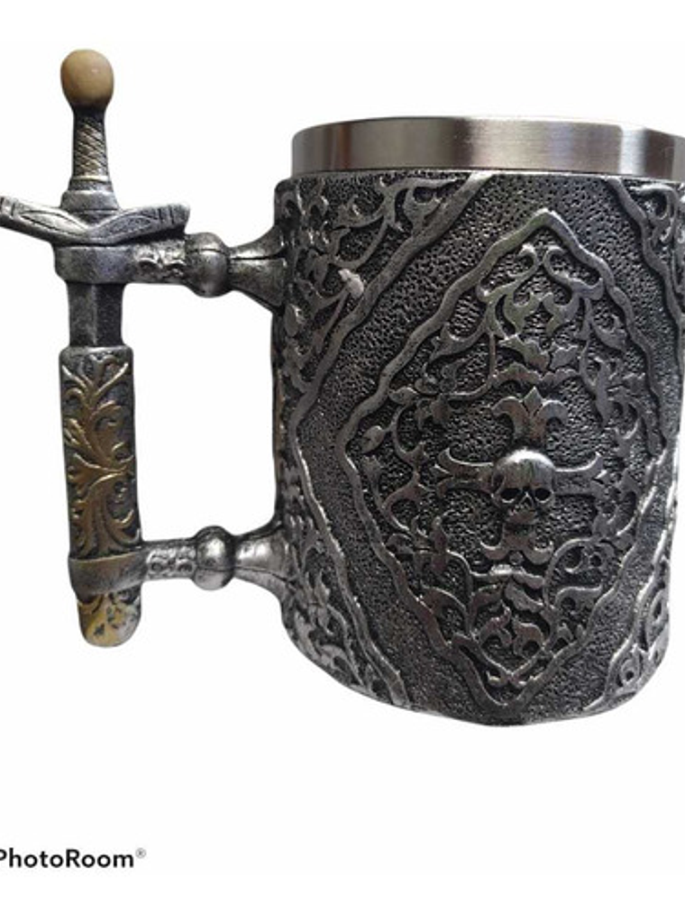 Jarra Calavera Guerrera Espada 2