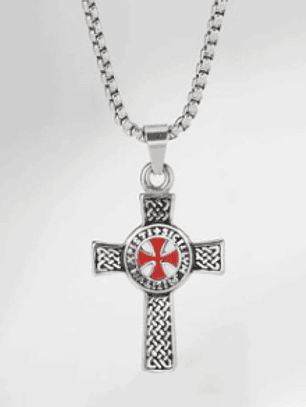Collar con Colgante CRUZ TEMPLARIA