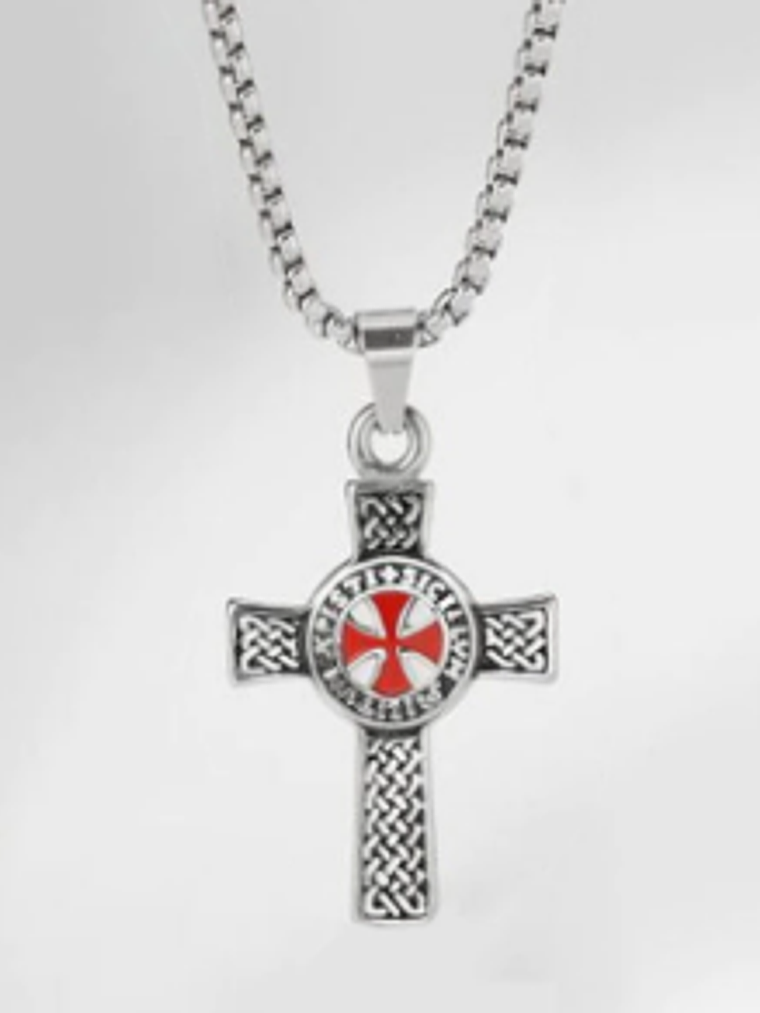 Collar con Colgante CRUZ TEMPLARIA 1