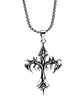 Collar con Colgante Cruz y Flamas - Miniatura 3
