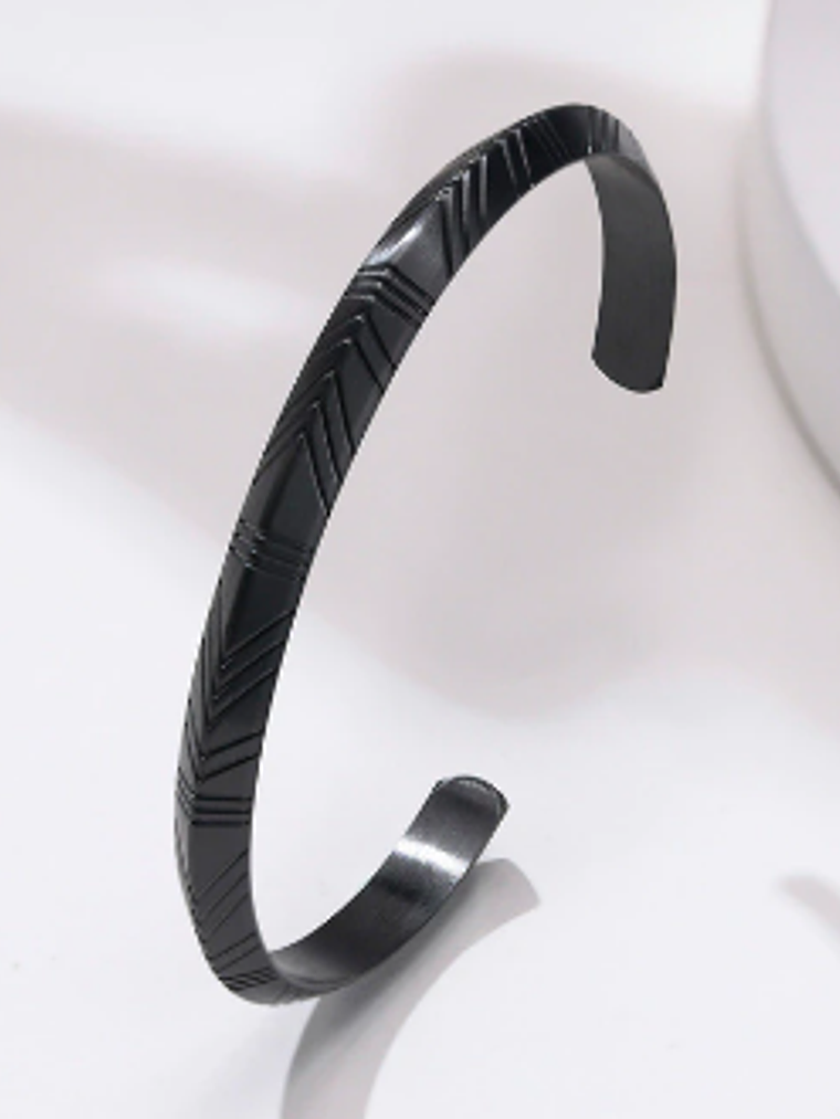 Brazalete  Bangle Vikingo Acero - Diseños tribales 2