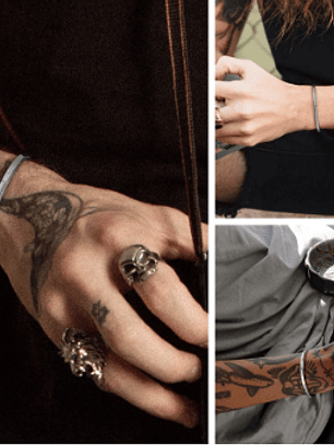 Barzalete Bangle Vikingo Acero - Diseños Runas