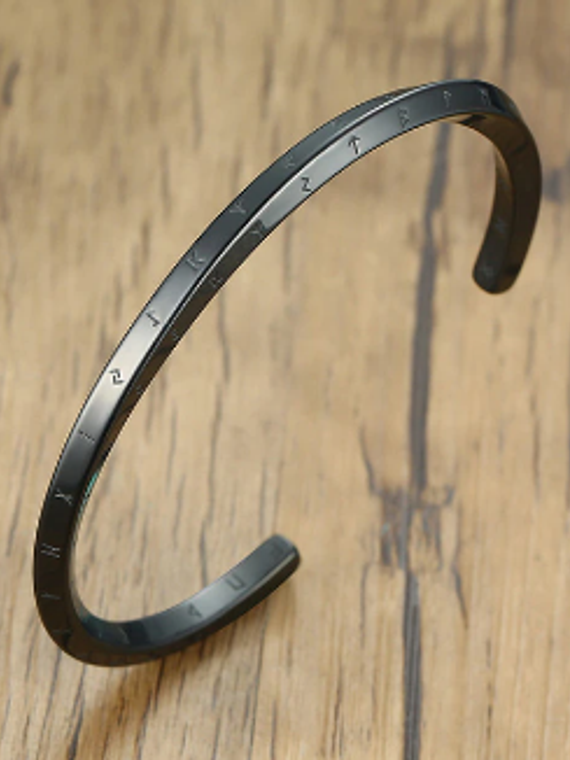 Barzalete Bangle Vikingo Acero - Diseños Runas 3