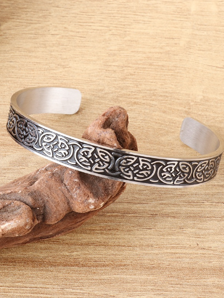 Brazalete Bangle Vikingo Acero -Skjaldborg 1