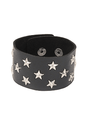 Brazalete ecocuero estrellas