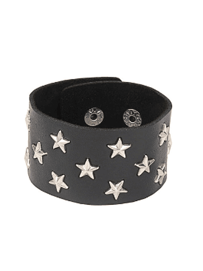 Brazalete ecocuero estrellas