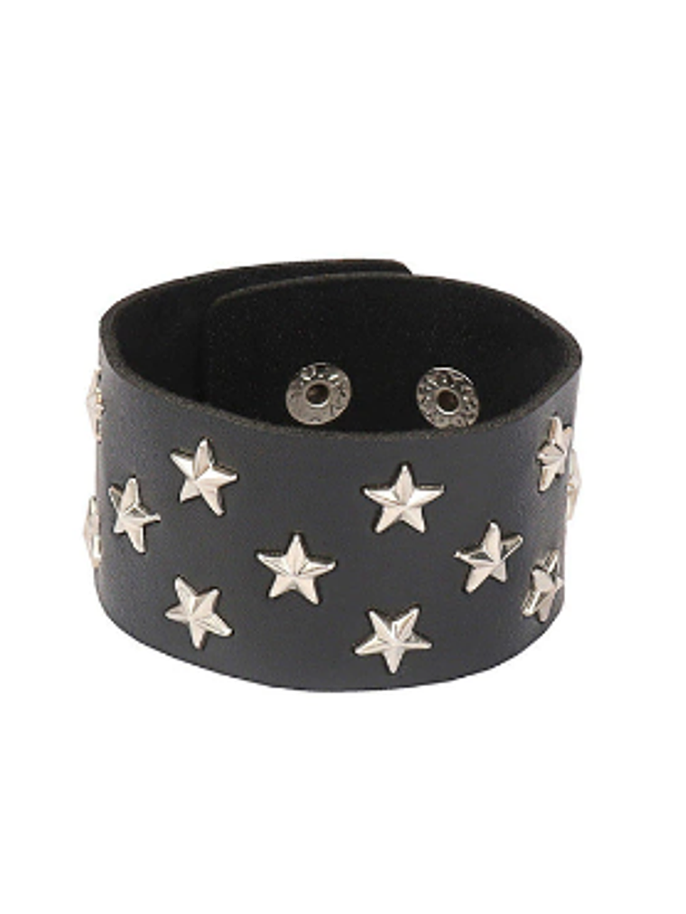 Brazalete ecocuero estrellas 1