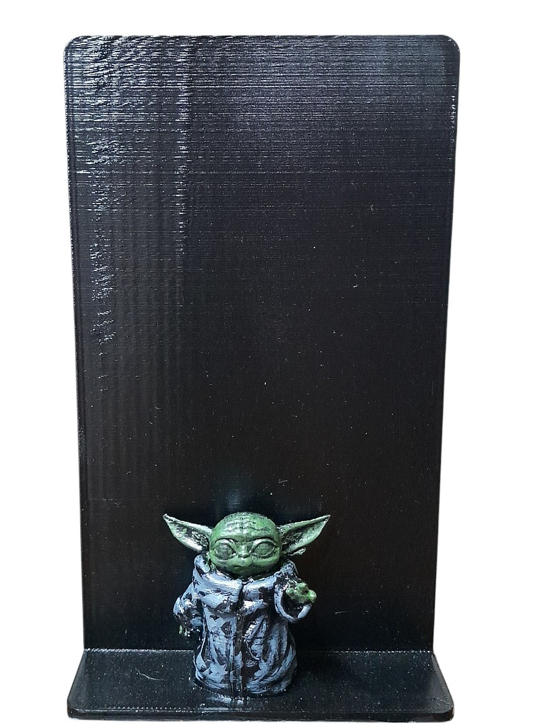 Sujetalibros Mandalorian y Grogu 17cm alto 4