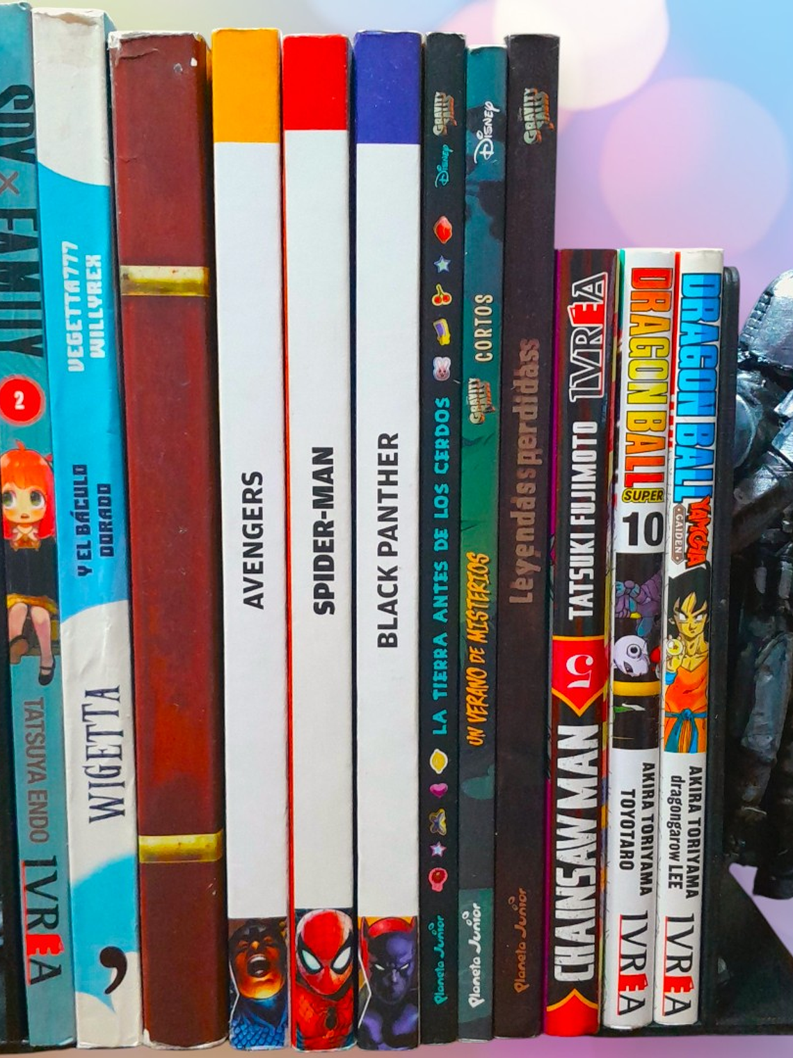 Sujetalibros Mandalorian y Grogu 17cm alto 7