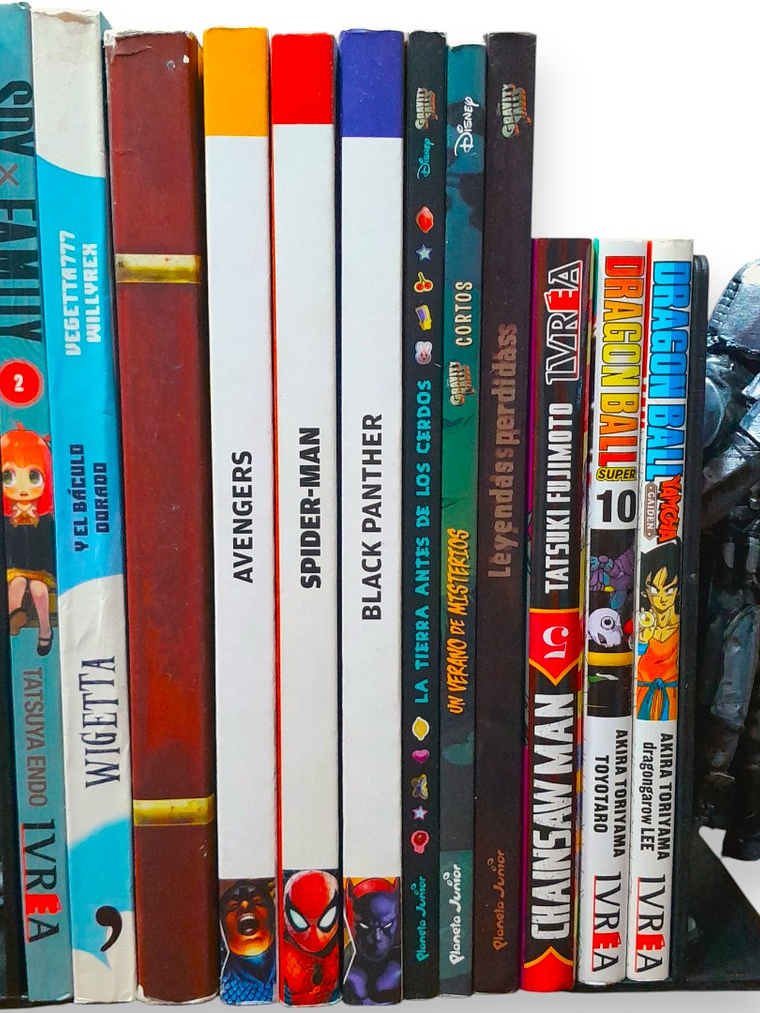 Sujetalibros Mandalorian y Grogu 17cm alto 8