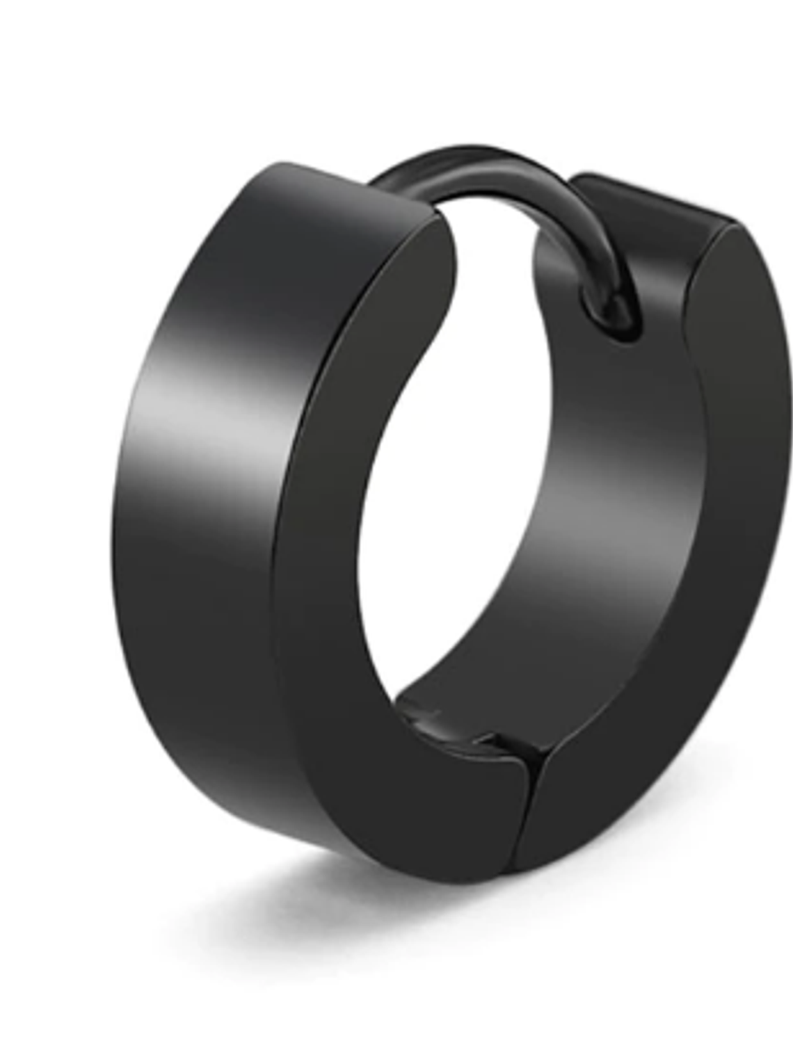 Aro acero- Clicker-negro simple 1