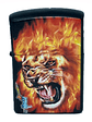 Encendedor bencina León en llamas - Miniatura 1