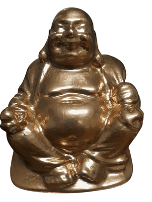 Buda sonriente bolsa de la abundancia 10cm