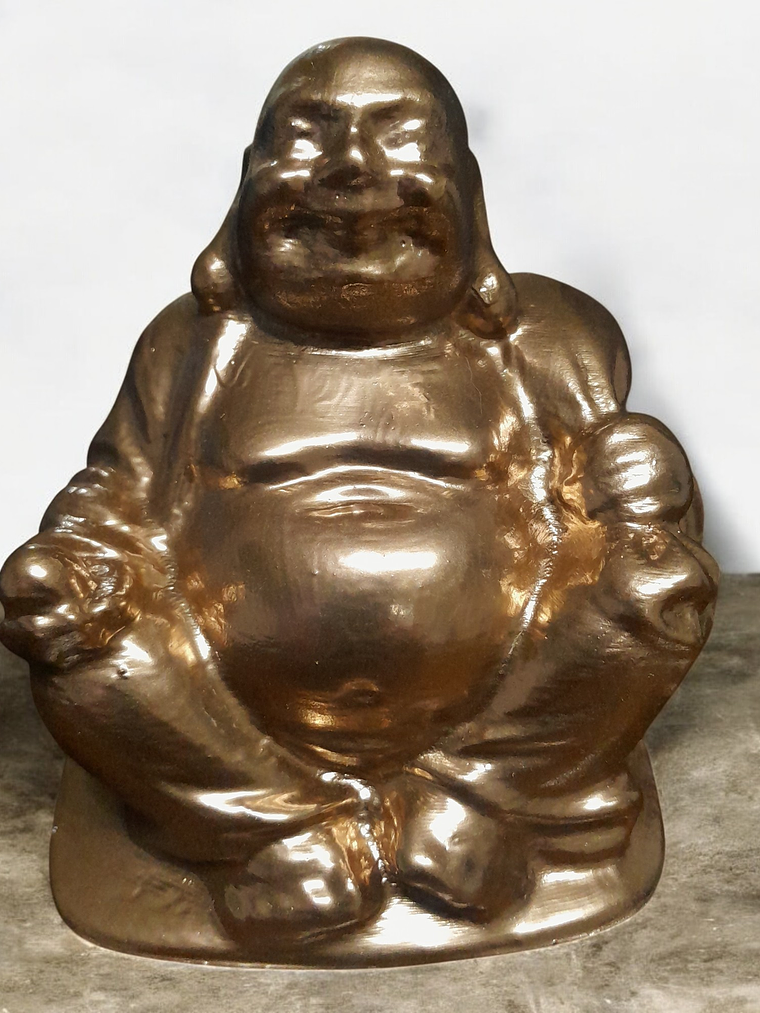 Buda sonriente bolsa de la abundancia 10cm 2