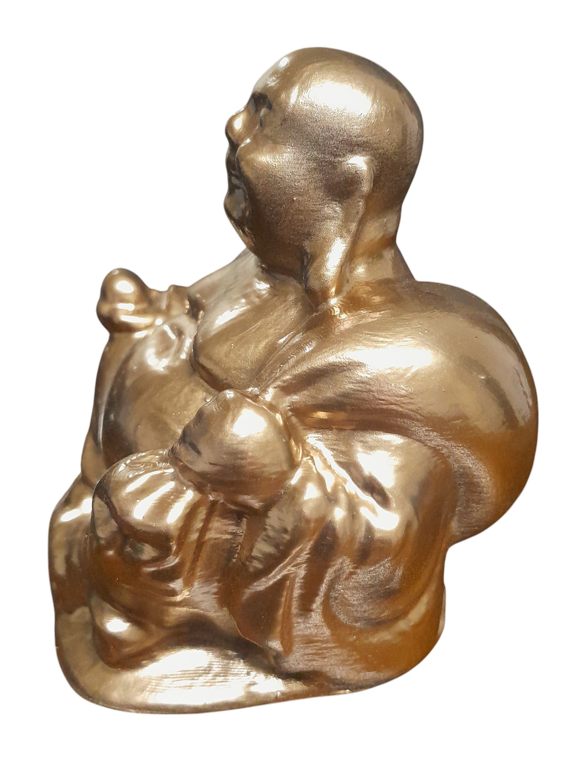 Buda sonriente bolsa de la abundancia 10cm 3